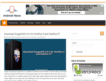 Tablet Screenshot of newsandroid.info